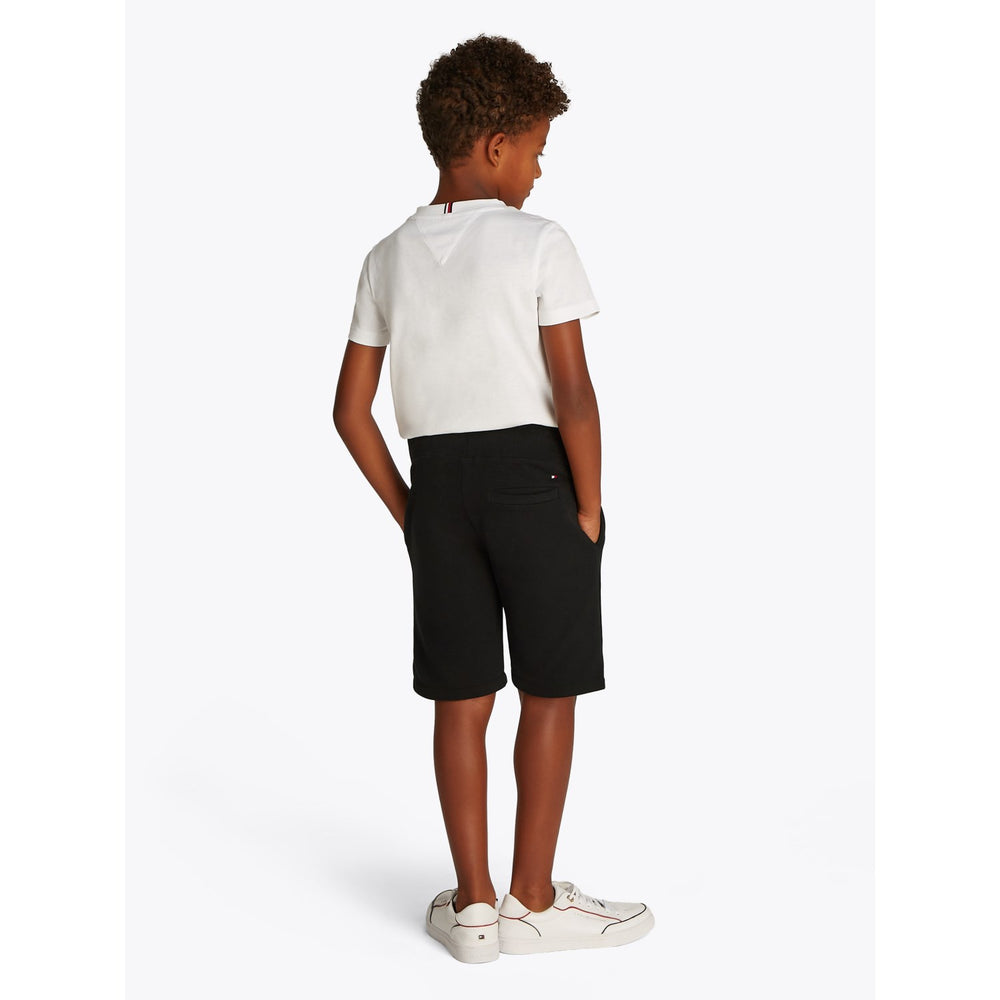 Køb Tommy Hilfiger Black Essential Sweatshorts