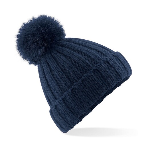 Gorro De Punto Con Pompón De Pelo Sintético Modelo Verbier Beechfield