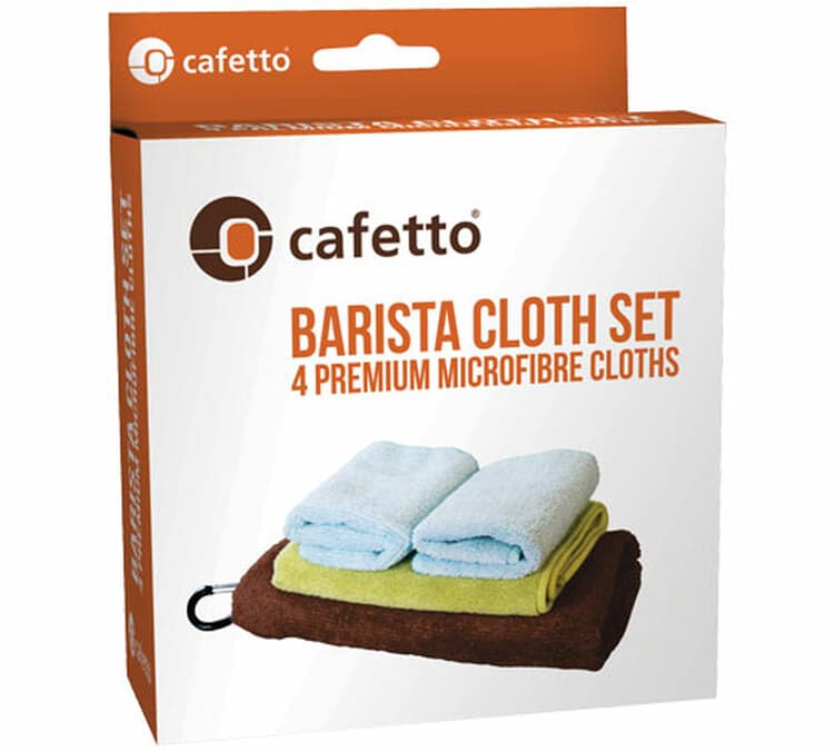 Produits d'entretien - CAFETTO - chiffons microfibres barista x4