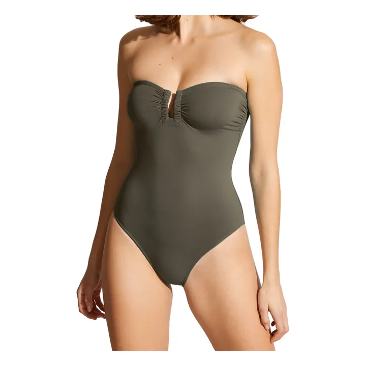 Eres Maillot de Bain 1 Pièce Cassiopée | Olive noire