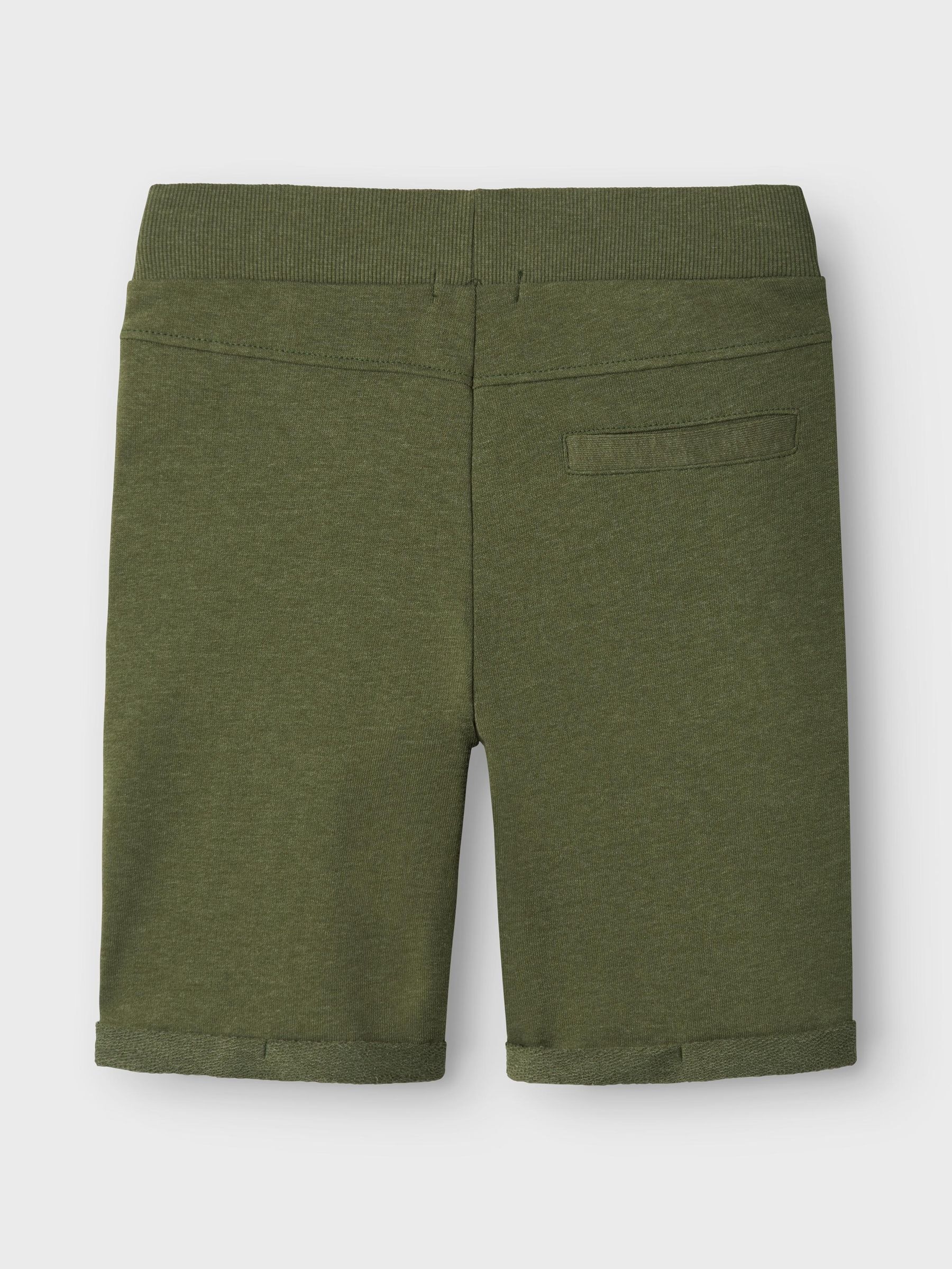 Name It Sweatshorts »NKMVIMO SWE SHORTS BRU NOOS«  Baumwollmischung, Umschlagsaum, Reissverschlusstaschen