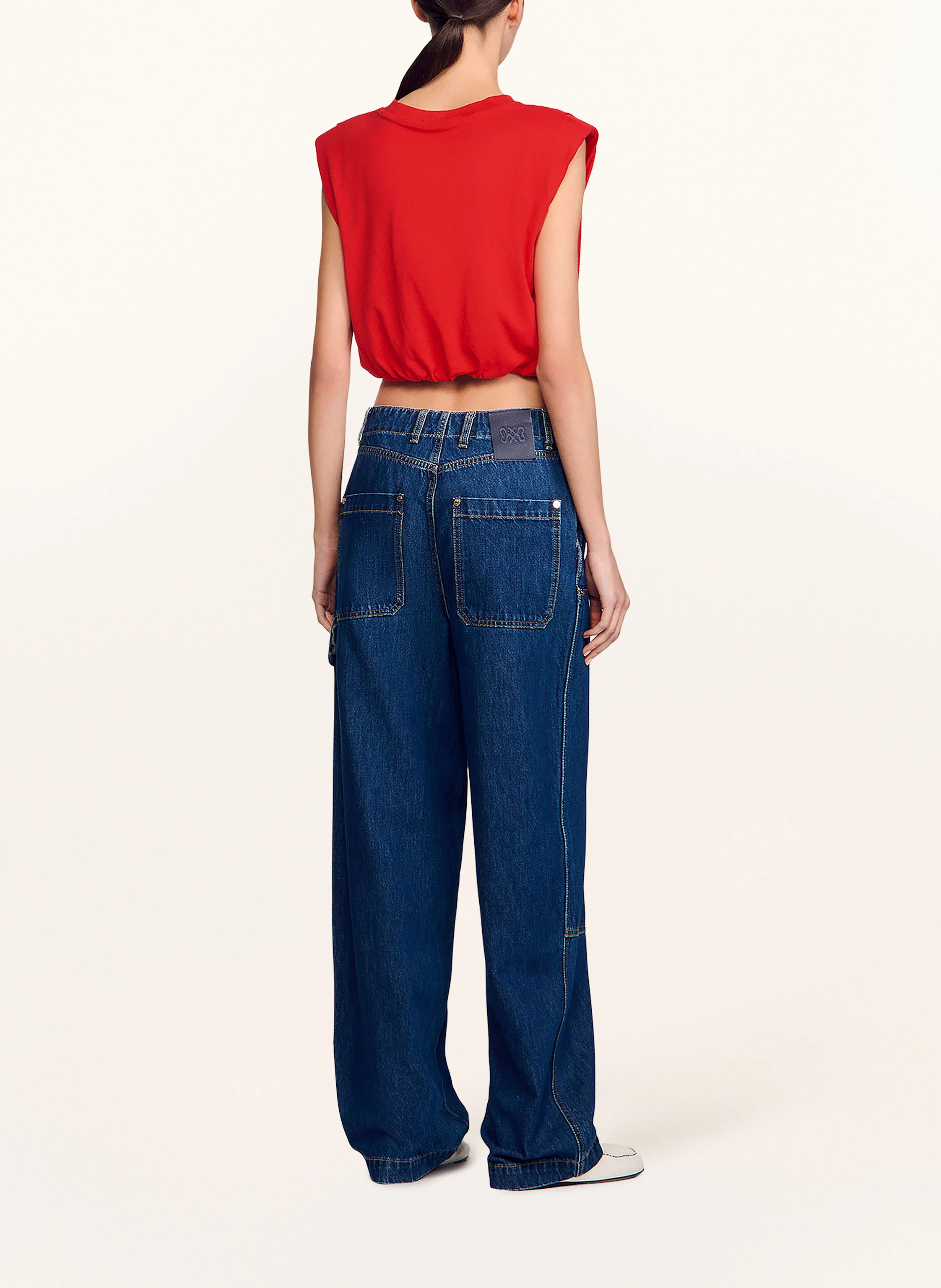 SANDRO Cropped-Top
