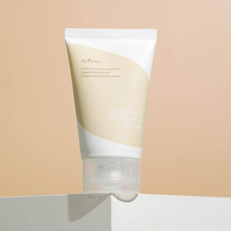 Isntree - Yam Root Vegan Milk Cream 80 ml - Dagcreme