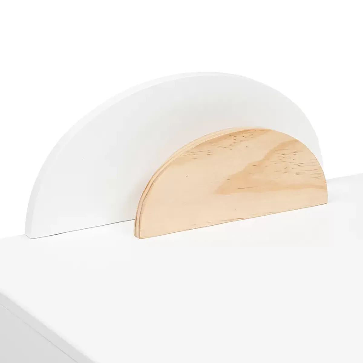 Pegane Bureau d'enfant - Blanc/Naturel