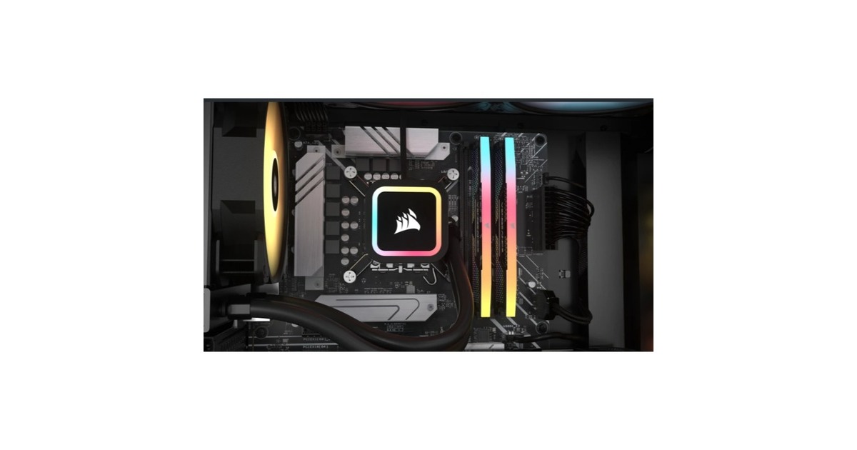 Corsair48 GB DDR5-8000 Kit werkgeheugen  (Zilver, CMHC48GX5M2X8000C38, Vengeance RGB, XMP)