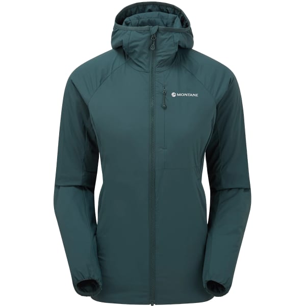 Doudoune randonnée MONTANE FIREBALL HOODIE W DEEP FOREST
