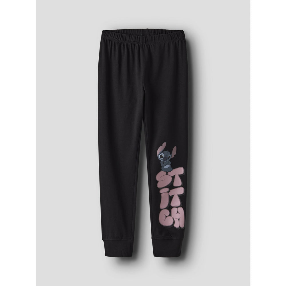 Køb Name It Black Nkfolina Stitch Ls Natsæt Wdi