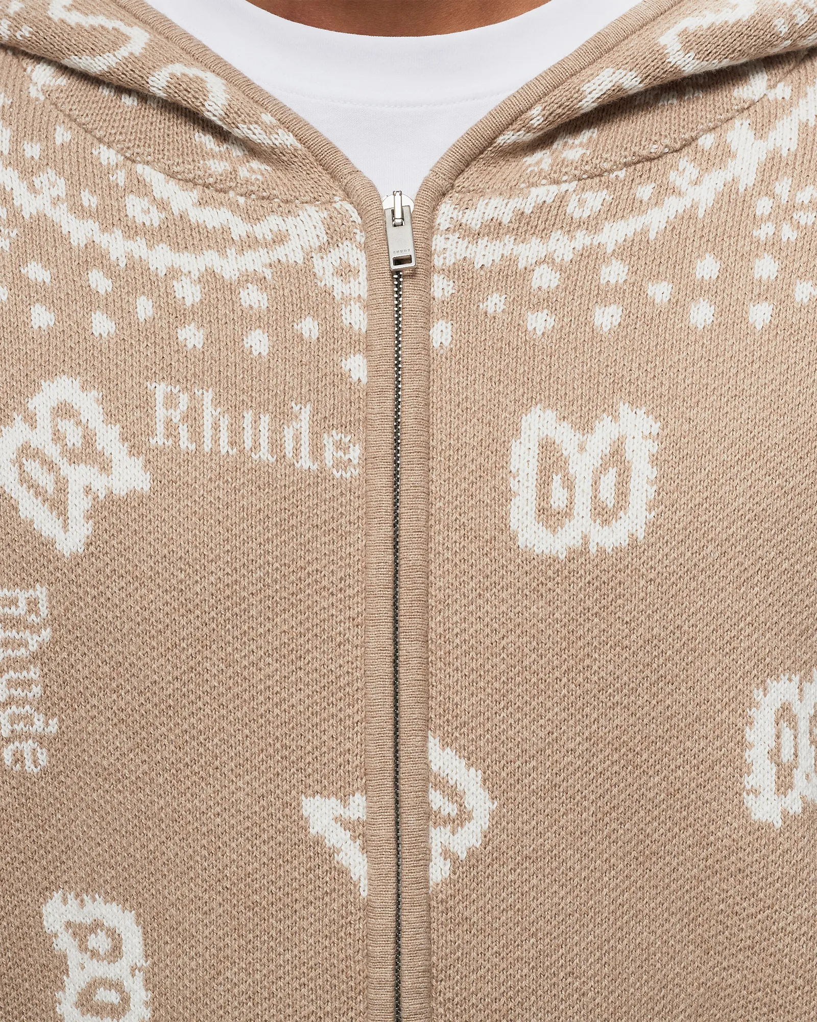 Rhude RHUDE BANDANA DE TRICÔ COM ZÍPER