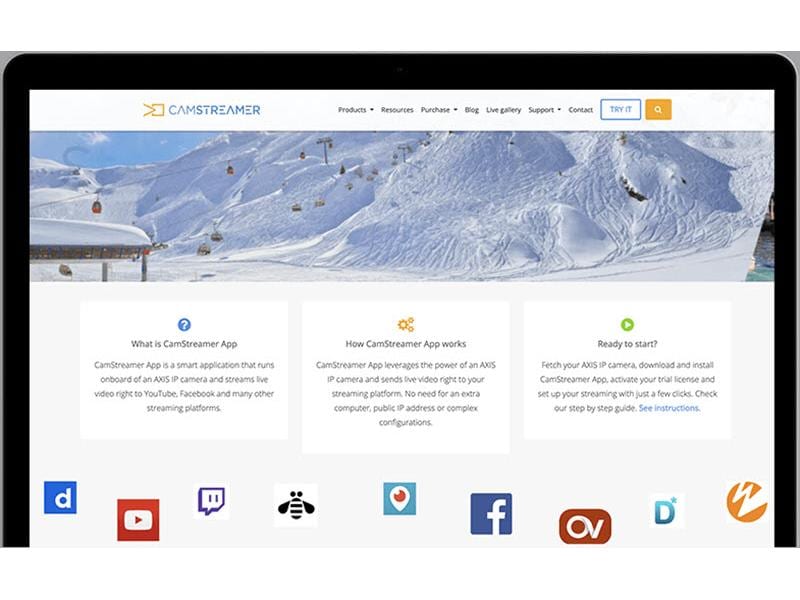 Camstreamer CamStreamer App für AXIS Netzwerkkameras CamStreamer App