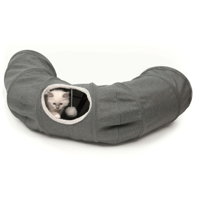 Catit Katzenspielzeug Vesper Katzentunnel grau 68x97x28cm