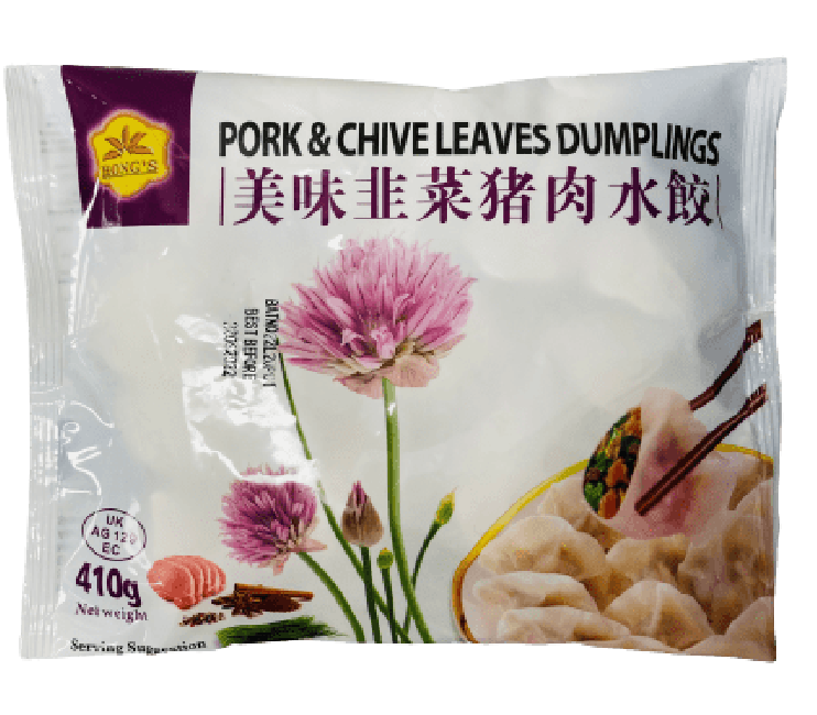 Hong's Varkensvlees & Bieslook Dumplings 410g