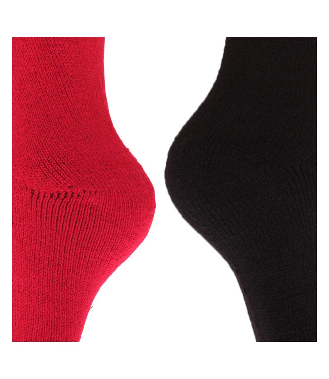 Chaussettes thermiques hautes (2 paires) - Femme (Rose/Noir) - UTW259