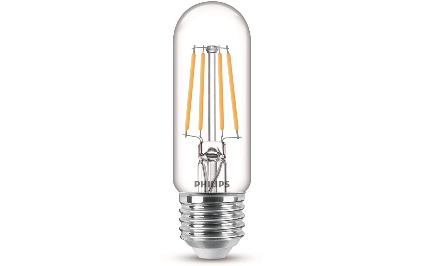 LED T30 Stablampe, E27, Klar, Warmweiss, 40W ErsatzWarmweisses LED-Leuchtmittel T30 mit klarem Glas