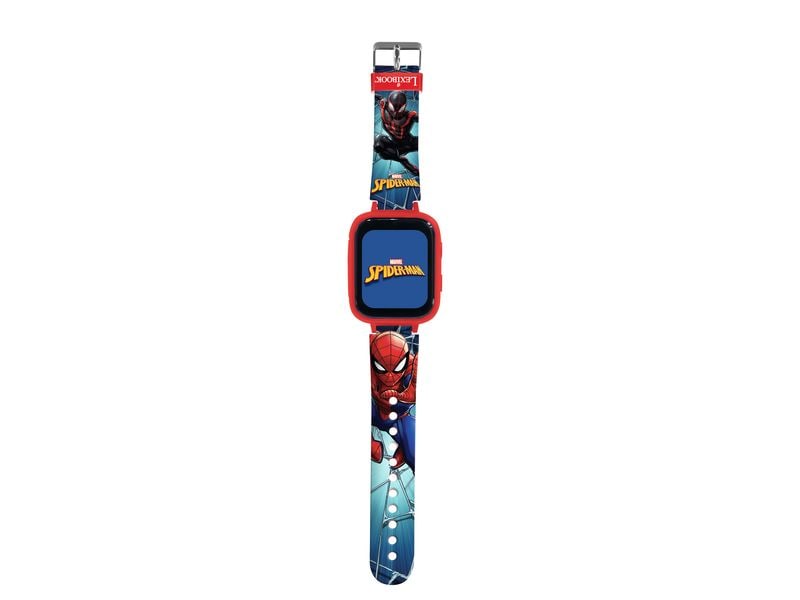 Lexibook SpiderMan Farbdisplay-Uhr mit Kamera Digitaluhr mit 8-GB-Speicherkarte