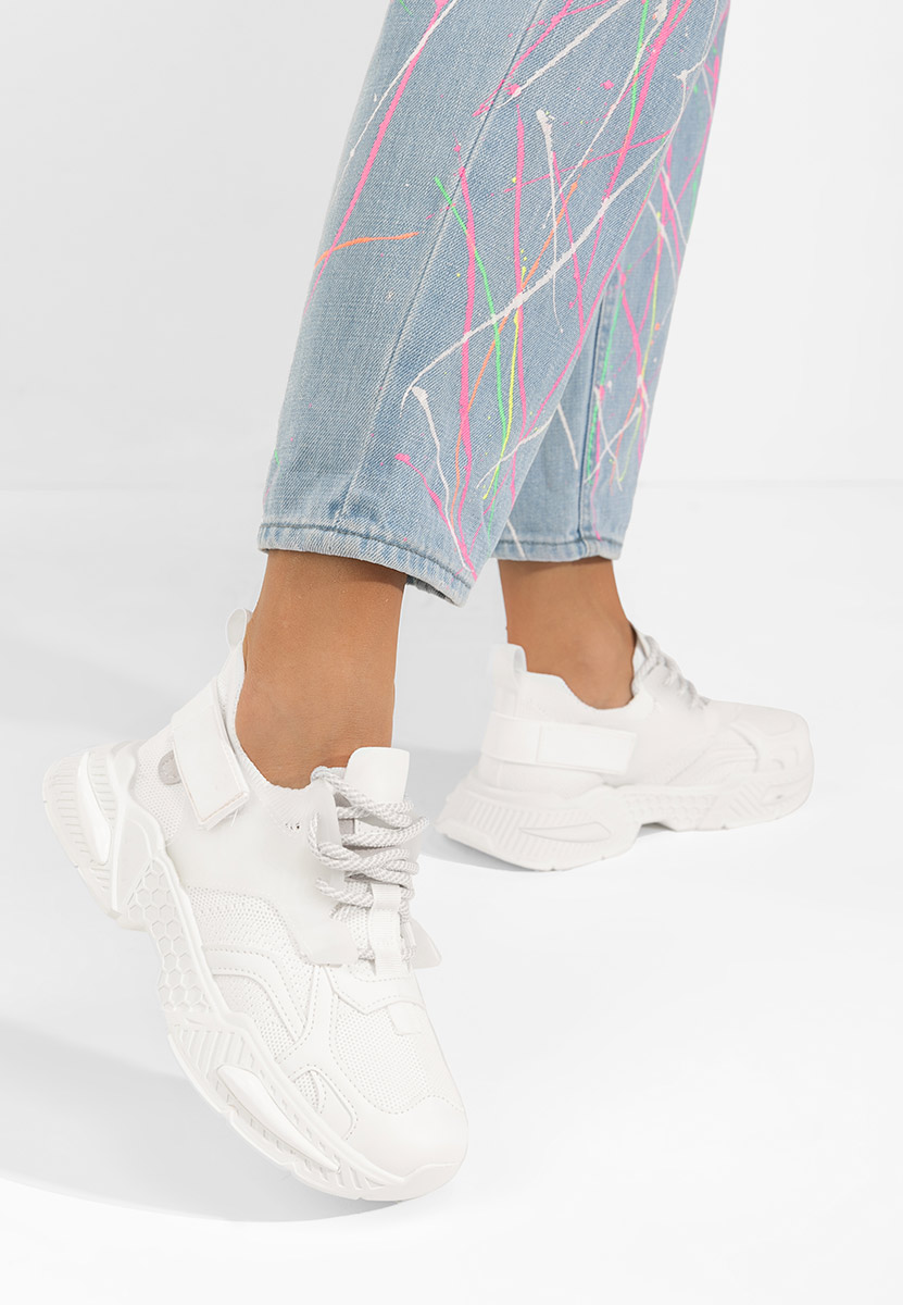 Baskets pour femme blancs Roxann