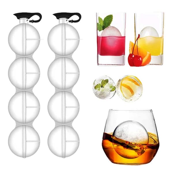 2-pack isform for isballer rundt isbiter isbit form kuler plast
