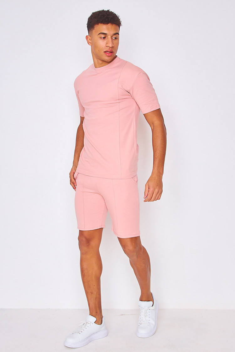 Ensemble rose t-shirt + short