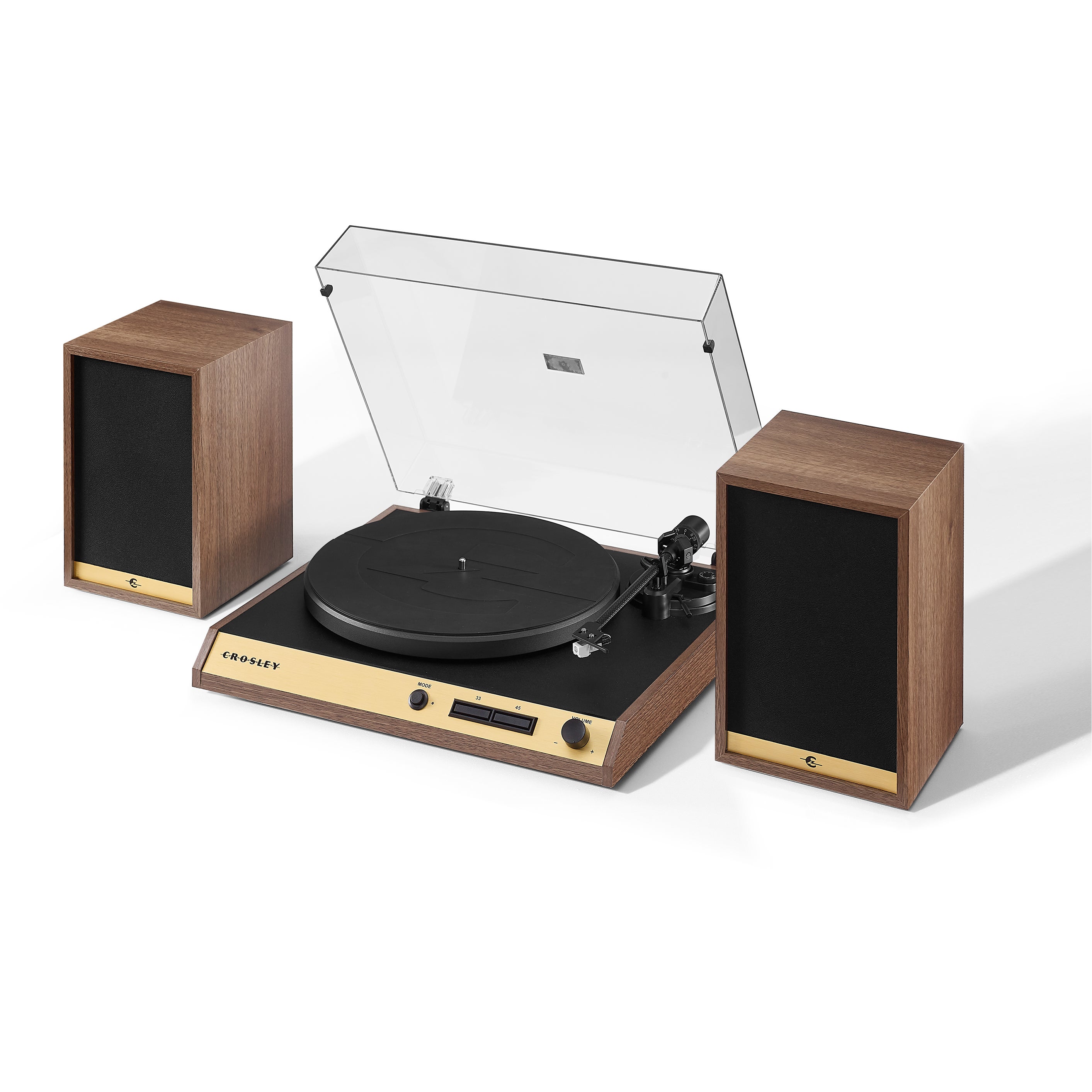 Crosley C72 platenspeler Walnut