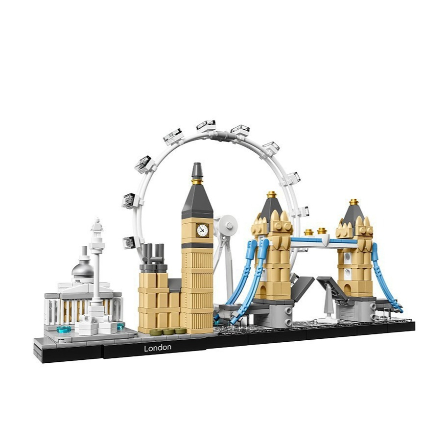 (488-tlg. Set) Bausteine DIY Architektur Bausatz Deko Klemmbausteine Building Spielzeug für Erwachsene - London
