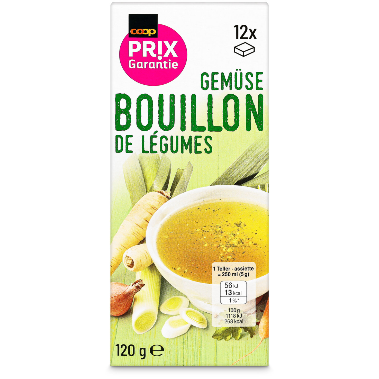 Prix Garantie Bouillon Gemüse Würfel 12 Stück