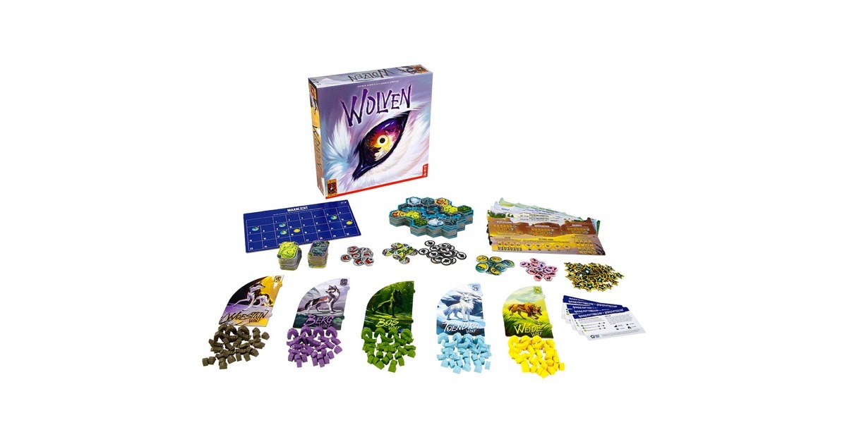 999 GamesWolven Bordspel  (Nederlands, 2 - 5 spelers, 75 minuten, Vanaf 14 jaar)