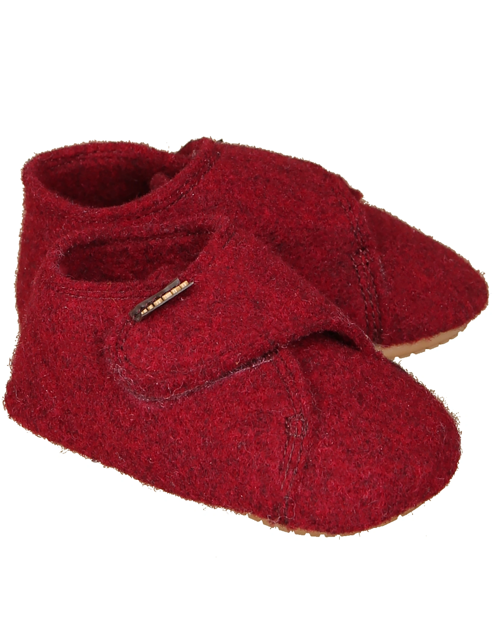 Krabbelschuhe PREWALKERS WOOLY in bordeaux