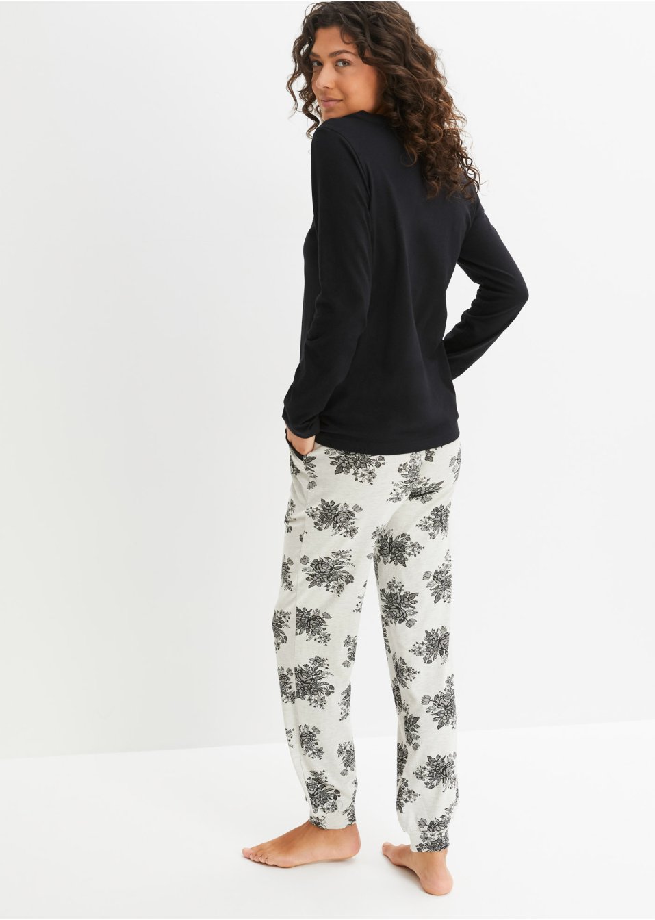 Pyjama à dentelle avec poches latérales