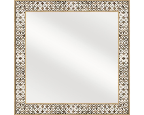 Shabby chic wandspiegel, 49x49 cm