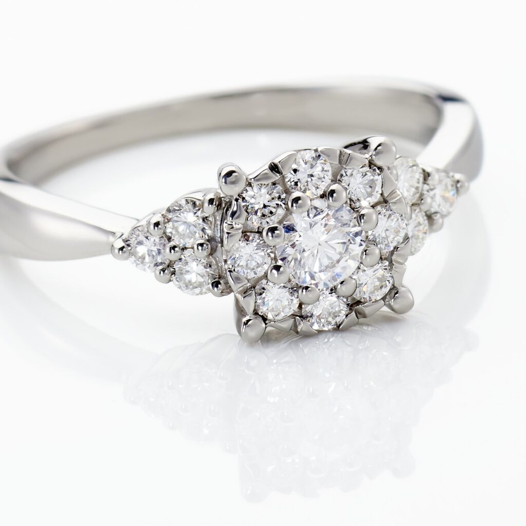 Bague Cierra Platine Blanc Diamant