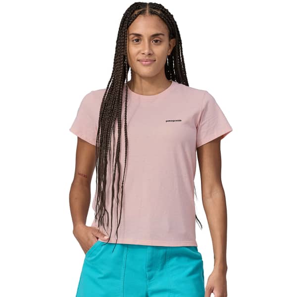 T-shirt PATAGONIA W'S P-6 LOGO RESPONSIBILI-TEE P-6 OUTLINE P-6 OUTLINE: WHISKER PINK