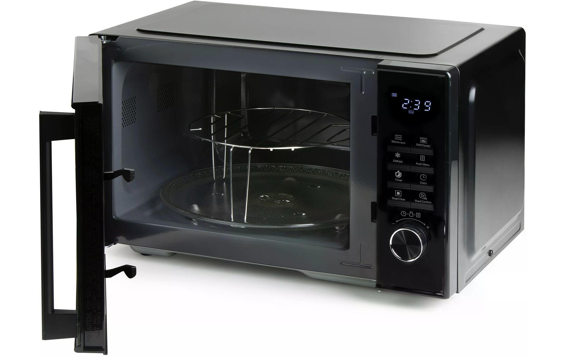 Mikrowelle mit Grill DO22501G Schwarz<br>Mikrowelle mit LED-Anzeige