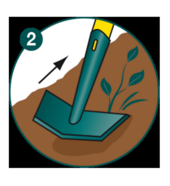 Ratissoire de jardin Leborgne Naturovert avec manche bois 150 cm