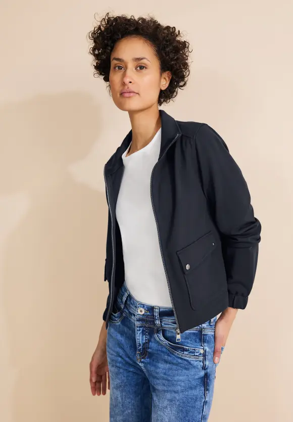 Loose Fit Jacke - deep blue