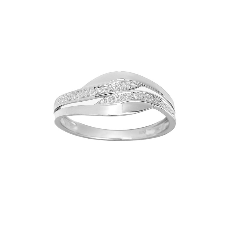 Bague Femme - Or 18 Carats - Diamant 0,01 Carats