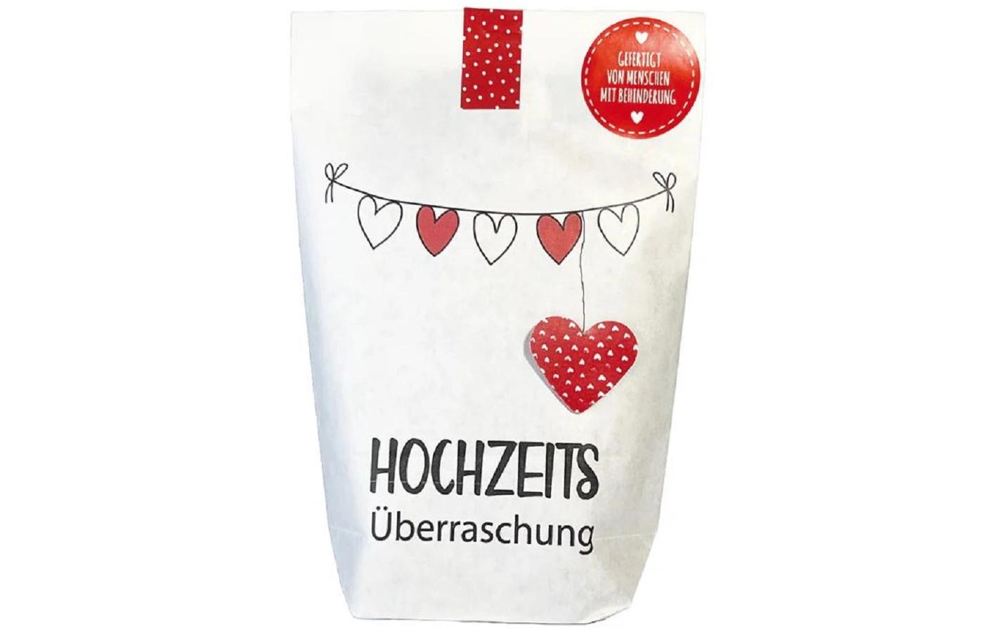 Wundertüte Hochzeit, 14 x 22 cm, diverse InhalteGlücksbringergeschenk