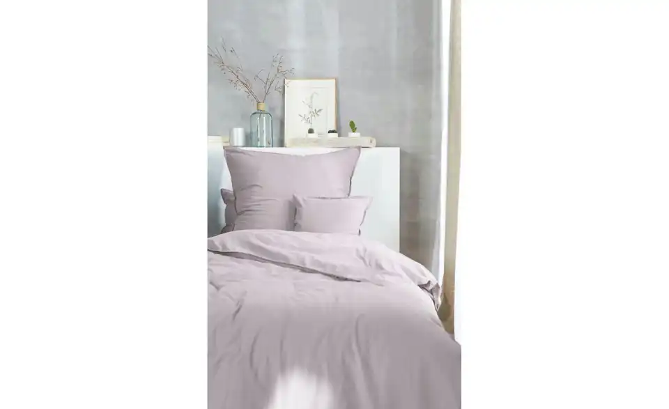 Stone Washed-Bettwäsche 200 cm 135 cm Rosé 135x200 cm