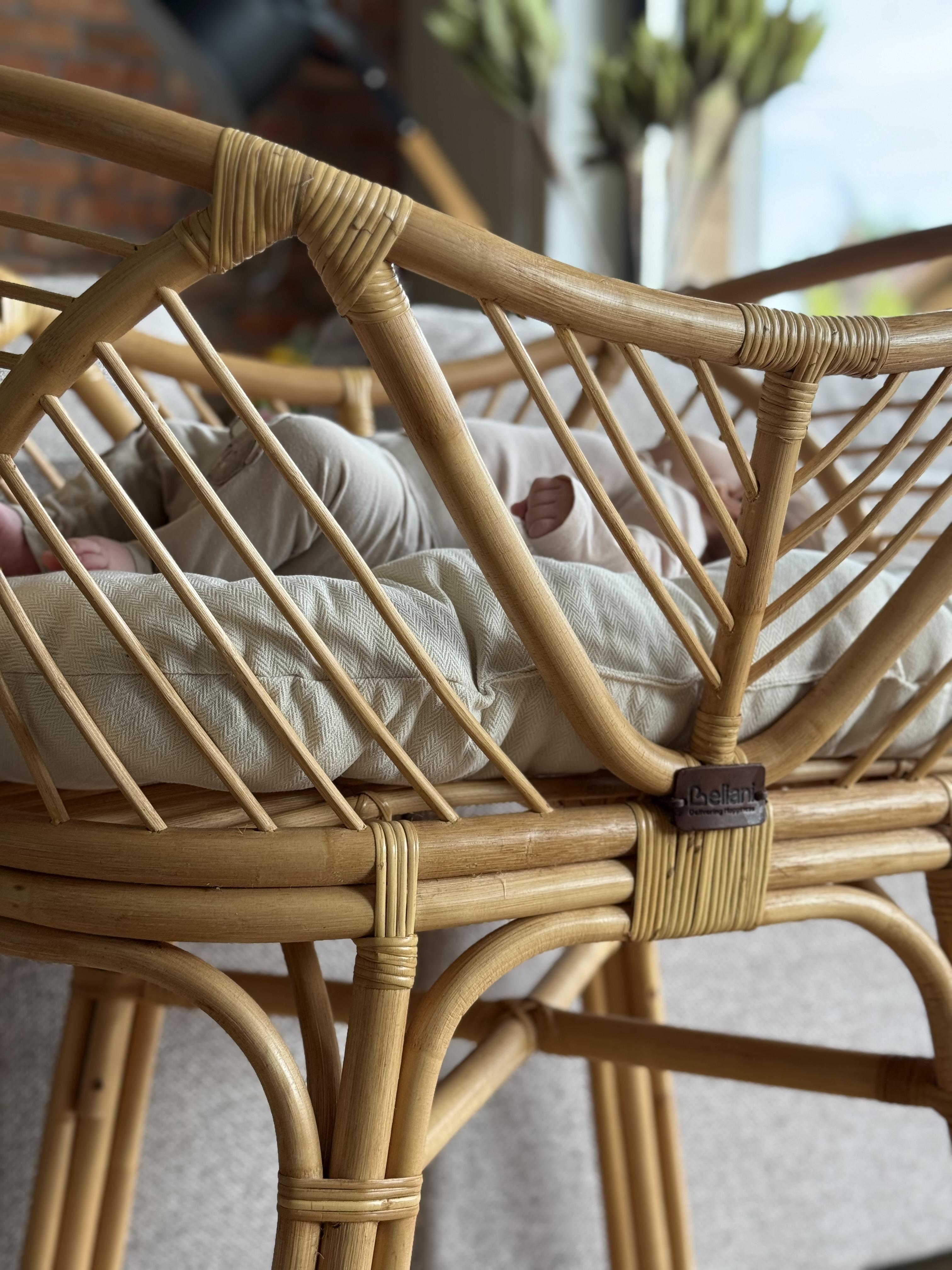 Wieg Rotan GRUISSAN 50 x 70 cm Natuurlijk