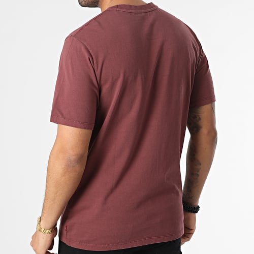 Tee Shirt Poche A3697 Bordeaux