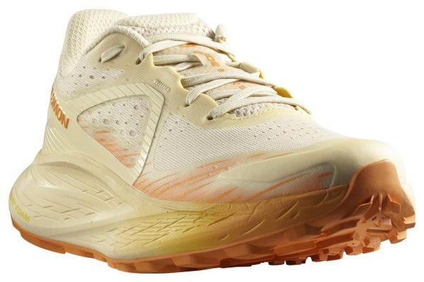 Chaussures de Trail Salomon Glide Max TR Beige / Orange Femme
