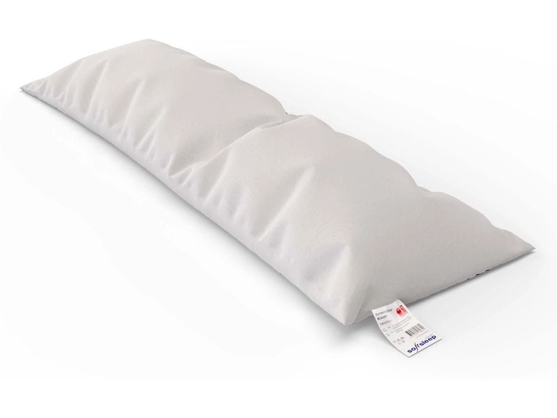 Softsleep Seitenschläferkissen, 900 gr Gänsefederchen 40 x Kissen geeignet für den Körper in der Seitenlage