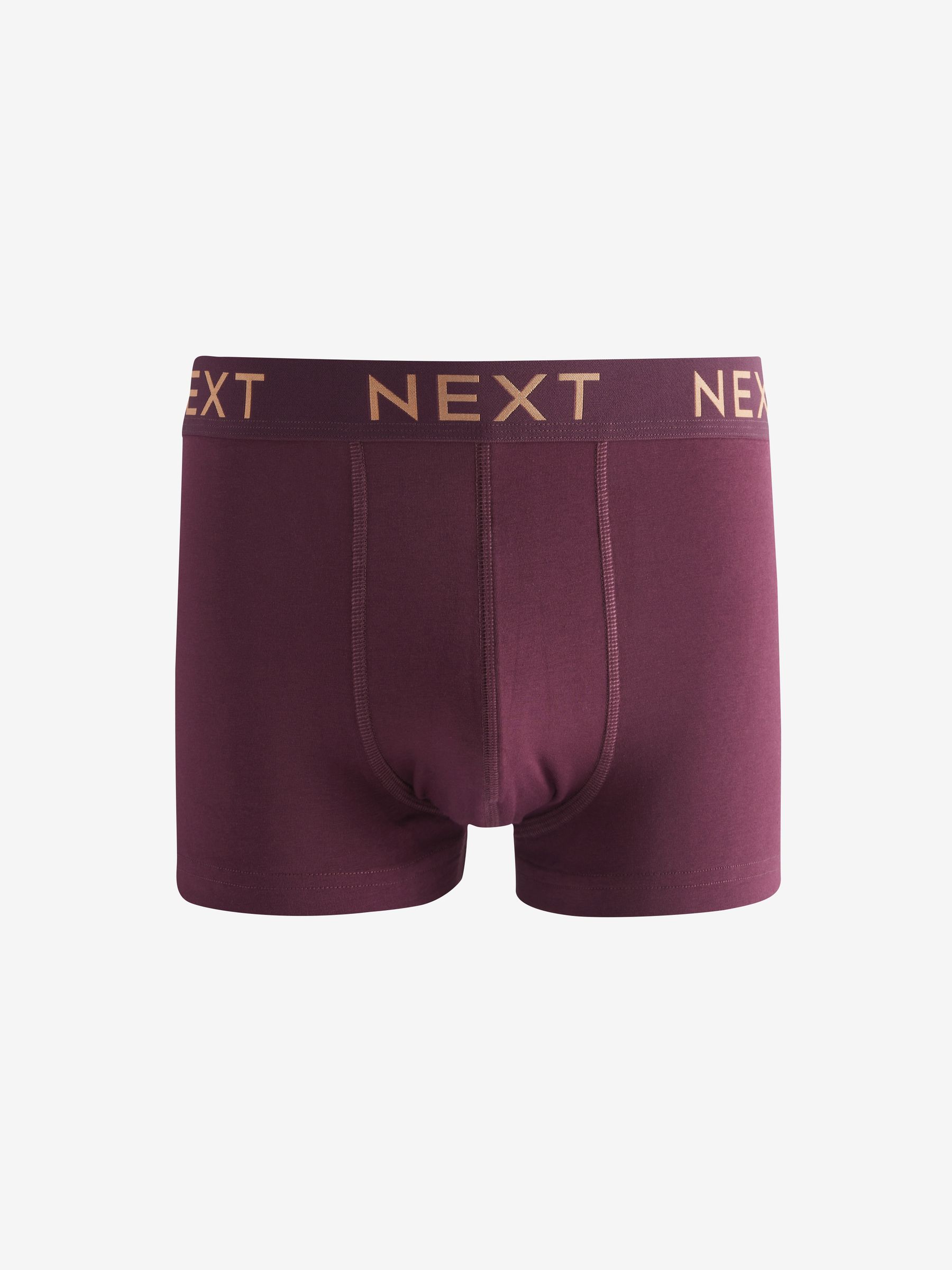 Dieppaars/blauw gouden metallic tailleband - Hipsterboxershort