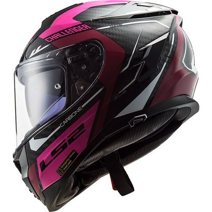 Casque LS2 FF327 CHALLENGER CARBON - THORN - Rose