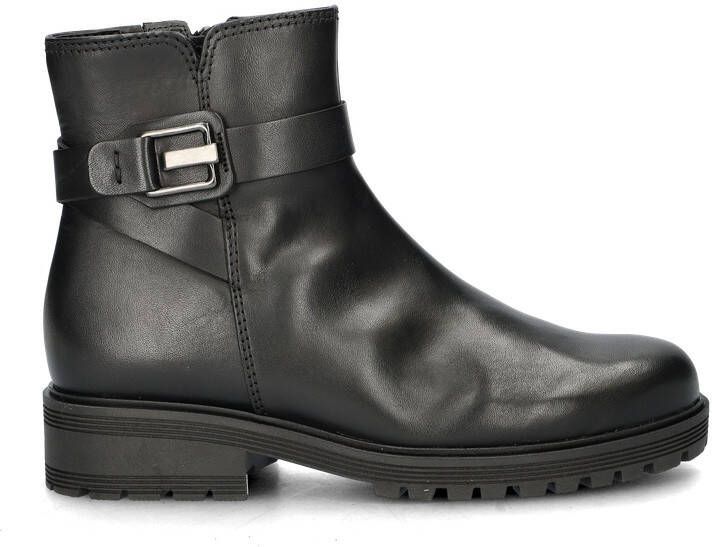 GABOR Enkellaarsjes Dames 762 Maat: 40 5 Materiaal: Leer Kleur: Zwart
