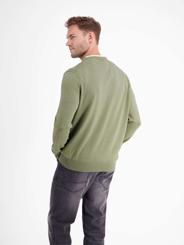 LERROS Strickpullover »LERROS Crewneck Strickpullover«