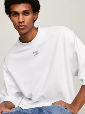 Camiseta essencial tonal de modelagem oversized