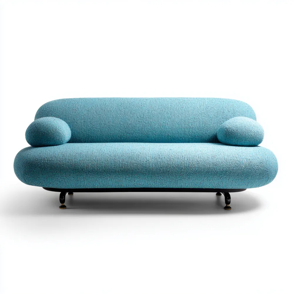 2-Sitzer-Sofa Stoff 200x90x75 cm – Türkis – Modernes Design