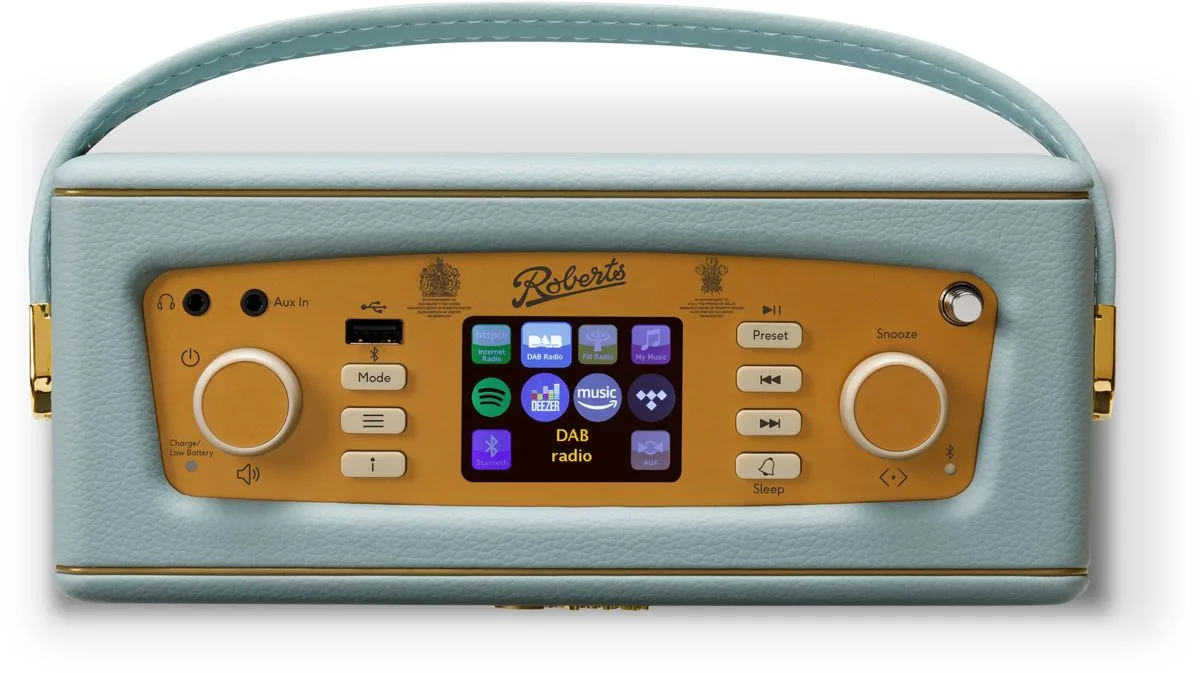 Roberts Revival iStream 3L Bleu ciel Enceintes connectées