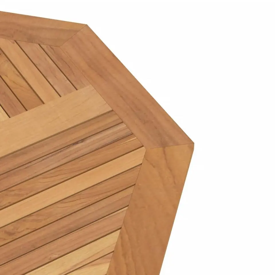 vidaXL - Tuintafel inklapbaar - Bruin - Massief teakhout - 110x110x75 cm