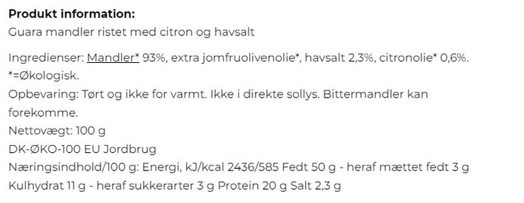 Mill & Mortar Mandler-Citron-Havsalt, ØKO Multi