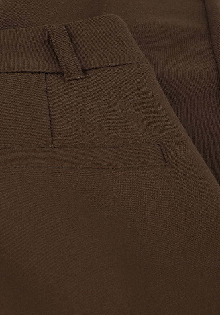 SUMMUM groene summum flared broek trousers punto milano